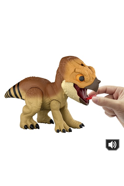 JURASSIC WORLD Figurină Dinozaur Reborn Aquilops Dolores cu sunete 19 cm