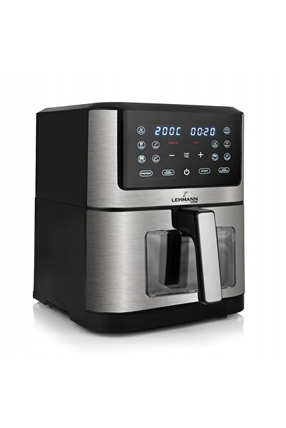 Lehmann Friteuză cu aer cald fără ulei, mare, 12 programe, 8l, 1800W