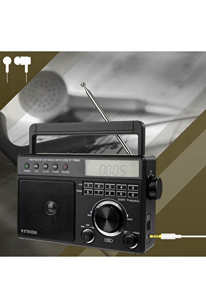 retekess TR629 Radio portabil de bucătărie, alimentat de rețea și cu baterii,...