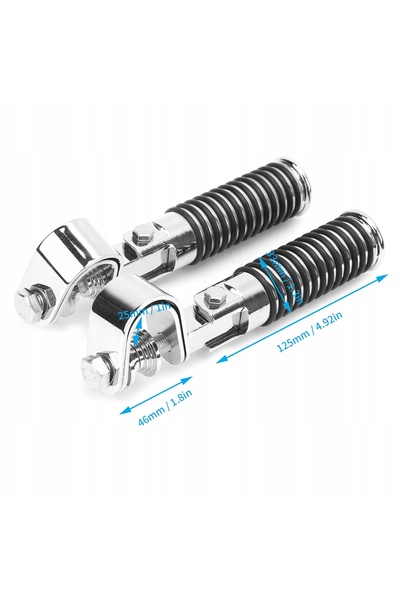 NO BRAND 2 BUCĂȚI PICIOARE MOTOCICLETE CLAMP PICIOARE