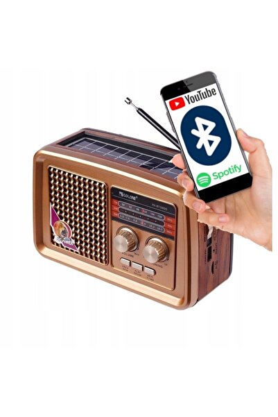 GOLON RADIO PORTABIL SOLAR REÎNCĂRCABIL USB BT
