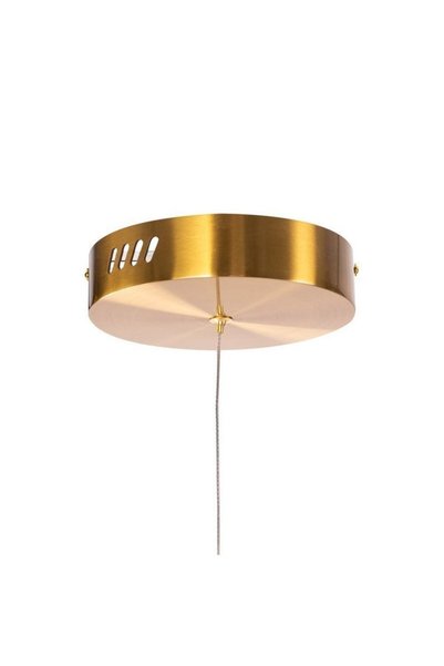 Step into design Lampă suspendată LED CIRCLE |   80 cm |   mosiądz