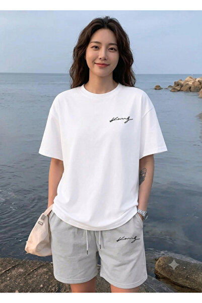 CLOTHES33 T-Shirt Shorts 2-Piece Combination Thin Summer Sweat-Absorbing Hand...