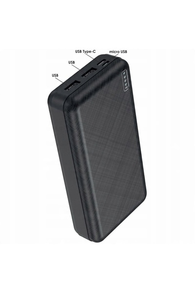 eXtremestyle POWERBANK MARE 20000mAh 2xUSB microUSB USB-C