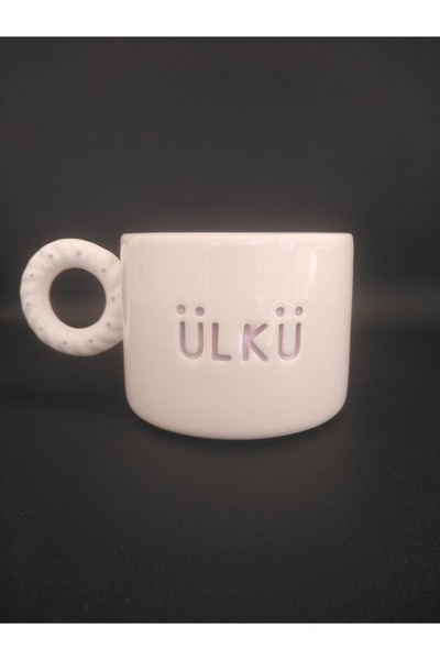 Zümrüdüanka Seramik Handmade Ceramic Mug Personalized with Women's Names