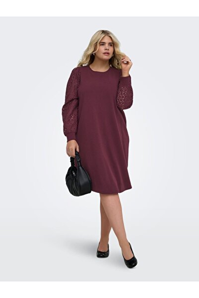 Only Carmakoma Sweatshirt-Kleid CARDONNA Midikleid