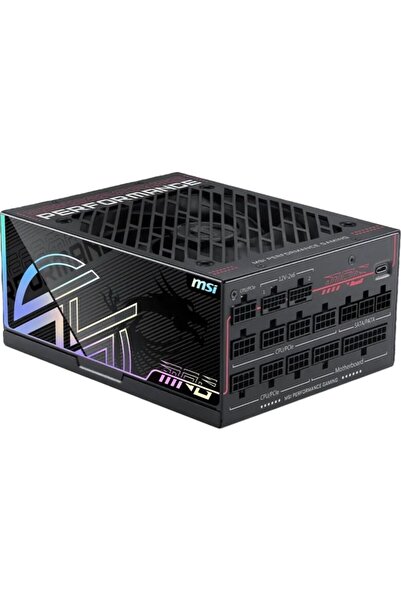 MSI MPG Ai1300TS PCIE5, 1300W, 80+ Platinum, Complet modular, ATX 3.1, PCIe 5...