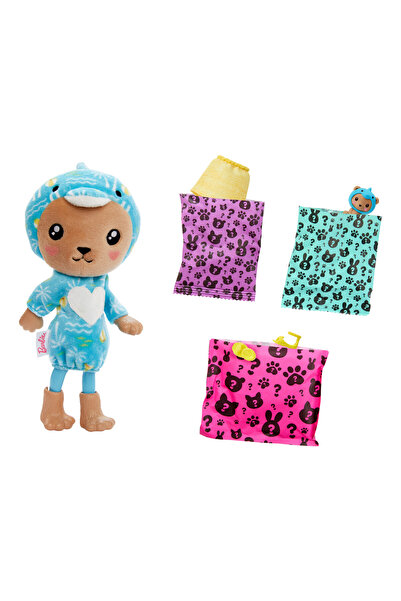 Barbie Cutie Reveal Păpușă Chelsea Costume de animale (urs, delfin) HRK30