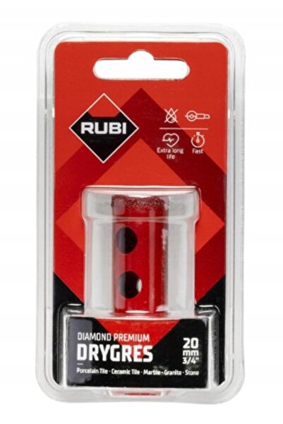 NO BRAND Burghiu 20mm Rubi DRYGRES PREMIUM