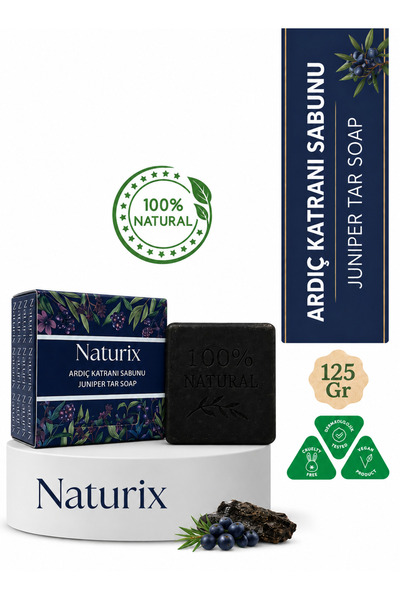 Naturix Juniper Tar Soap 125 Gr |   Purifying, Refreshing and Daily Skin Care...