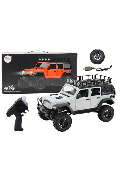 LeanToys Mașini de teren telecomandate RC 2.4G Tracțiune 4x4 Gri