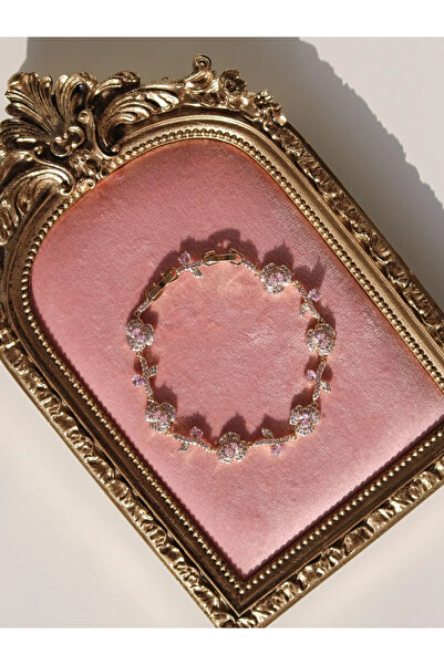 Reorah Collection Pink Glitz Gül Xipung Bracelet