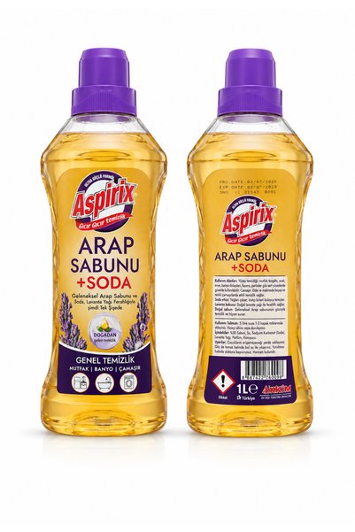 Aspirix Sodalı Arap Sabunu - Genel Tüm Temizlik - Mutfak Banyo Çamaşır