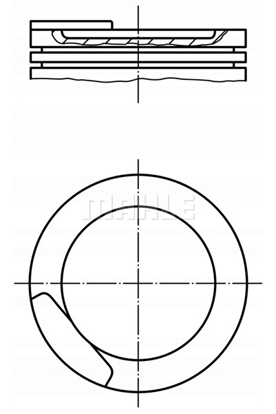 MAHLE Piston 011 08 00