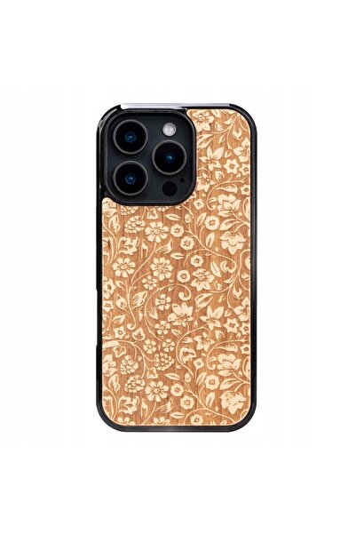 BewooDesign Husă din lemn Bewood pentru iPhone 16 Pro FLORI DE PĂDURE ANIEGRE