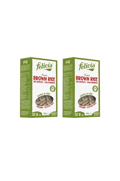 Felicia 2 x Penne bio din orez brun 250g