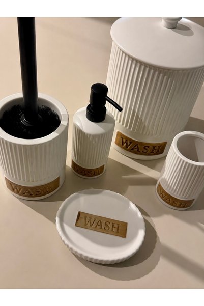 KARCILAR HOME STORE 5-Piece Bathroom Set Arow Damian