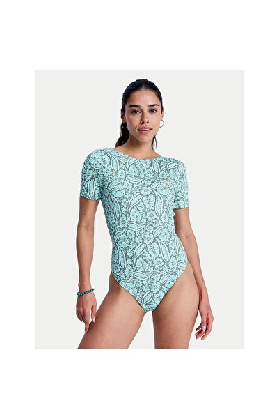 Roxy Costum de baie pentru femei ERJWR03901-GLD6 Turcoaz