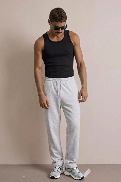 comstar Men's Casual Regular Fit Printed A.Gray Sweatpants