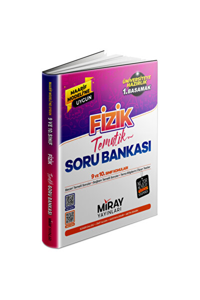 Miray Yayınları Miray Maarif Model TYT Fizik Soru Bankası (Üniversiteye Hazır...