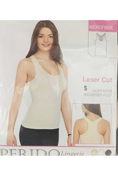 Stimor PERİDO LİNGERİE 2801 Kadın Lazer Kesim Mikrofiber Dikişsiz Sporcu Atlet