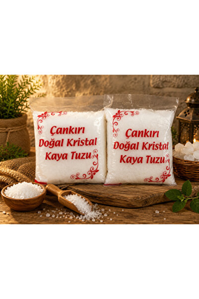 Çankırı kaya tuzu tane ve öğütülmüş 2adet