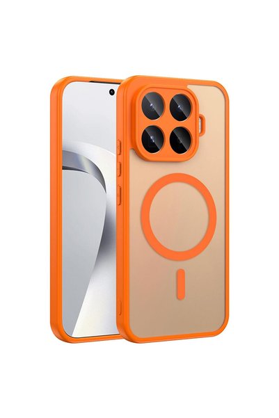 Microsonic Xiaomi 17t Compatible Case Magsmoke Neo Orange