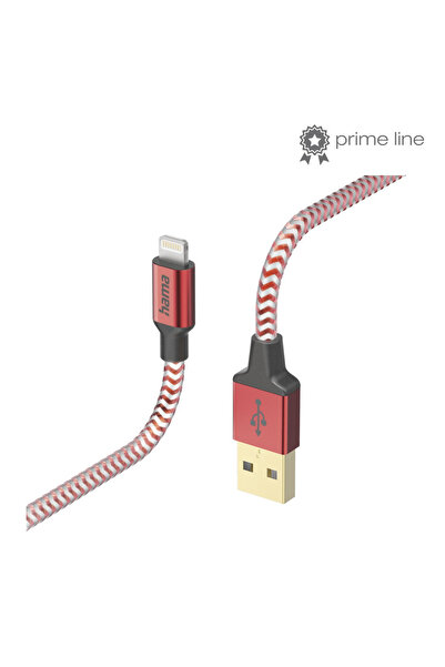Hama Cablu USB - Lightning 1.5 m Roșu