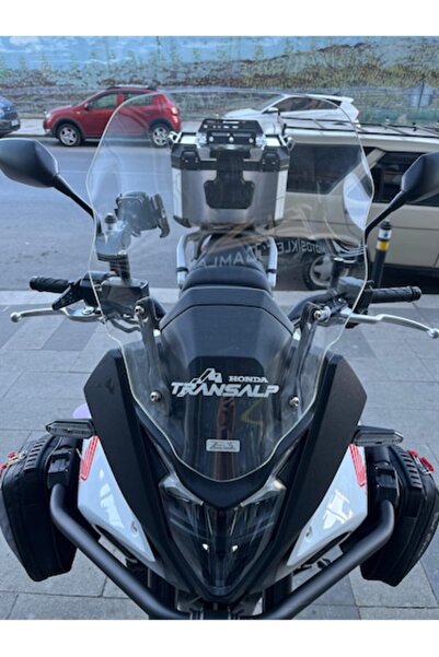 ZEUS MOTOR 23-24 Honda Transalp Xl750 Şeffaf Ön Cam Zeus 51cm Motosiklet Camı