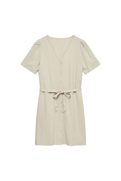 Vero Moda Γυναικείο Καλοκαιρινό Φόρεμα 10340466 Μπεζ