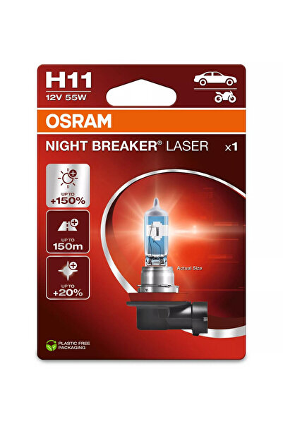 Osram Halogen bulb Night Breaker Laser H11 | 12V - PGJ19-2