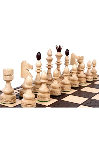 Sunrise Chess & Games Traditional INDIAN chess Top Bottom Set - insert tray