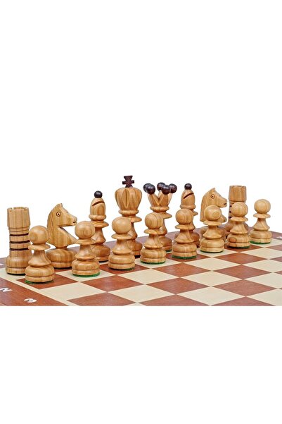 Sunrise Chess & Games PEARL LARGE decorative chess Top Bottom Set inlaid (mar...
