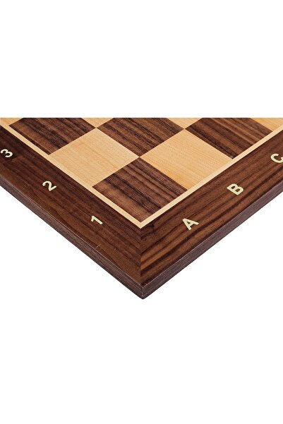 Sunrise Chess & Games Σκακιέρα αρ. 4+ (με περιγραφή) καρυδιά/σφένδαμος (μαρκε...