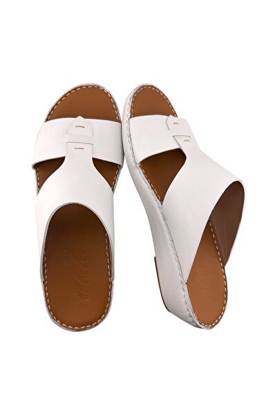 Cirino ( N-2700 ) Handmade Arabic Men's Slippers | Outdoor Arabic Sandals For...