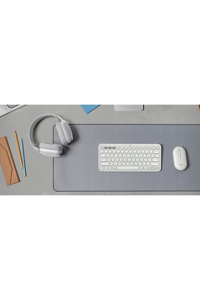 NO BRAND Tastatură LOGITECH Pebble Keys 2 K380s Albă