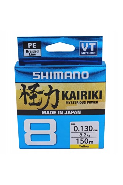 Shimano Plecionka Kairiki 8 0.10 mm / 150 m Galben