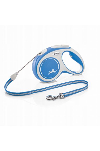 Flexi Smycz New Comfort M Albastru-alb