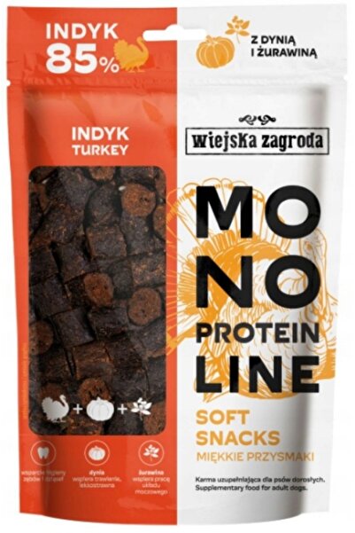 NO BRAND Gustare pentru câini WIEJSKA ZAGRODA Monoproteică Soft Snacks Curcan...