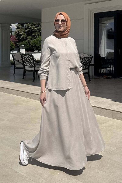 Rabia Şamlı Лавин Костюм с пола Камък