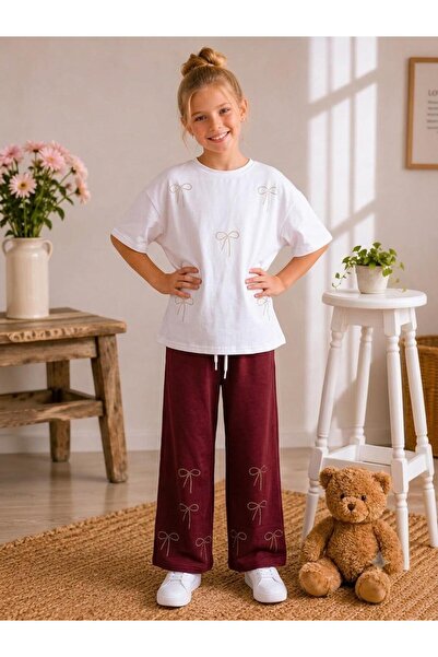 ERDEM KIDS Devojčin letnji pamučni komplet od dva dela (gornji i donji deo)