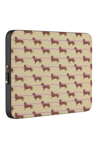 BURGA Husa antisoc Laptop 14 inch Always Late, cu fermoar, rezistenta la apa