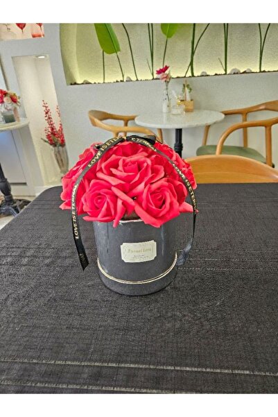 MİMSEGÜN DEKOR Red Scented Rose Bouquet