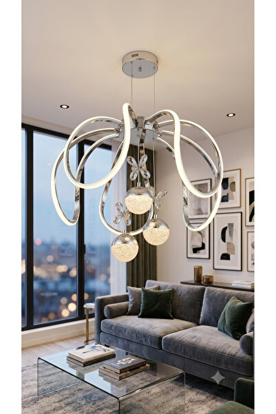 Vera Lighting Büyük Boy 3 Toplu Led Avize