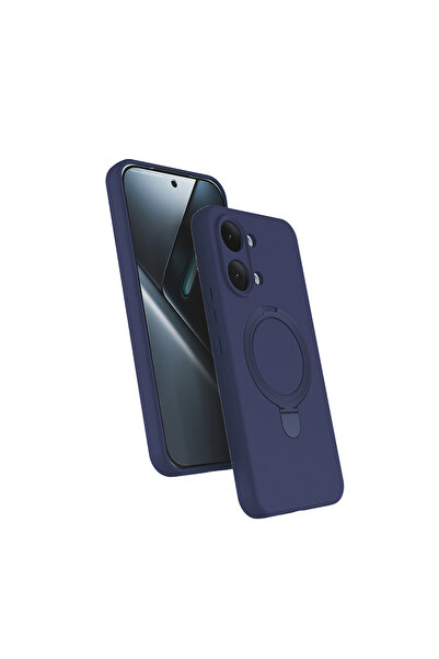 Genel Markalar Xiaomi Poco X8 Pro Max Kılıf 360 Derece Döner Standlı MagSafe ...