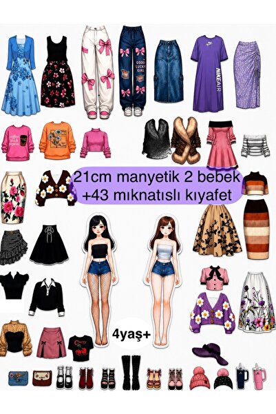 Dilaykid Manyetik Bebekler ve Mıknatıslı Kıyafetleri