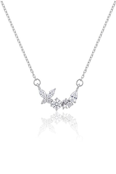 TASKUTU Steel Necklace Silver (45 cm)