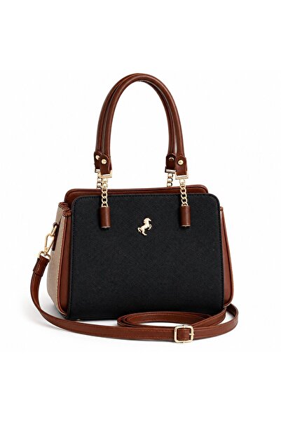 çantamgelsin Original Miami Polo Women's 4-Section Hand and Shoulder Bag