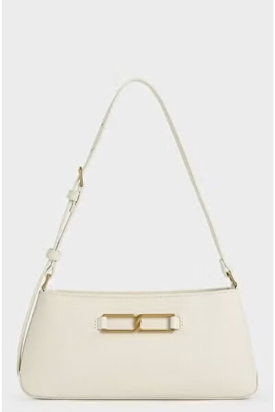 Charlene Gabine Leather Trapeze Shoulder Bag