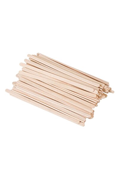 OEM 70 bucăți Spatule din lemn pentru epilare, 14x0.5cm, pentru kituri de înd...